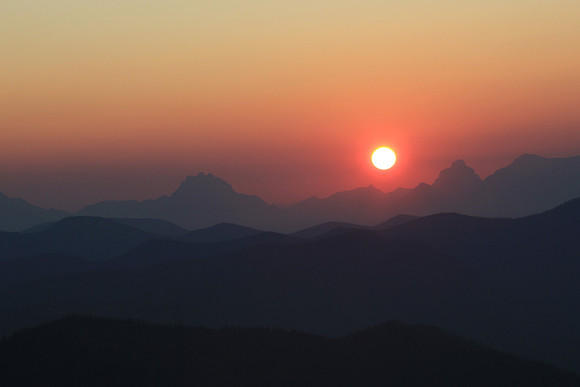 Sunrise Over Glacier Park